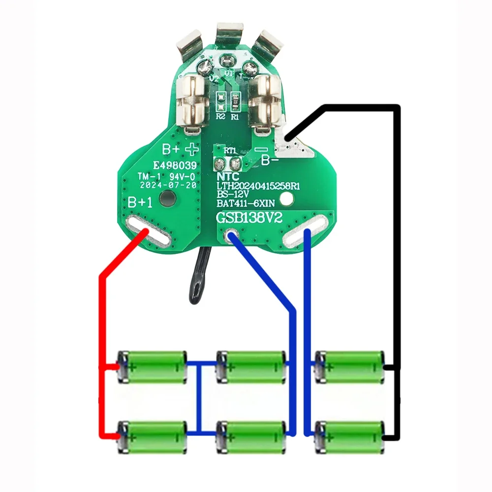 BAT420 Batteria agli ioni di litio Custodia in plastica PCB Scheda di protezione di ricarica Scatola per Bosch 10.8V 12V BAT412A BAT413A BAT411 Custodia Shell - Image 5
