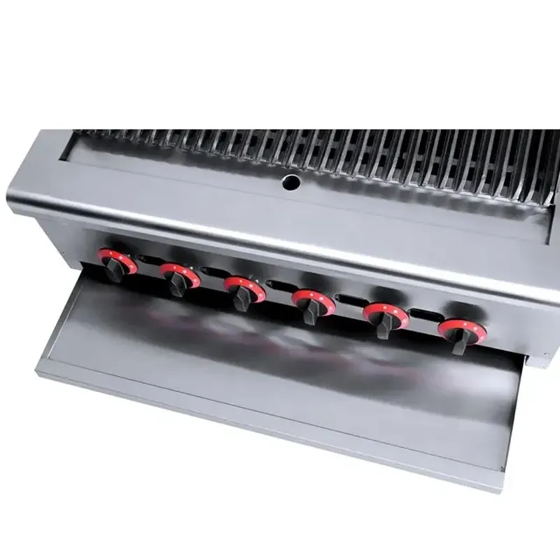 Gas Griddle & Grill Stove Steak Grill Commercial Stainless Steel