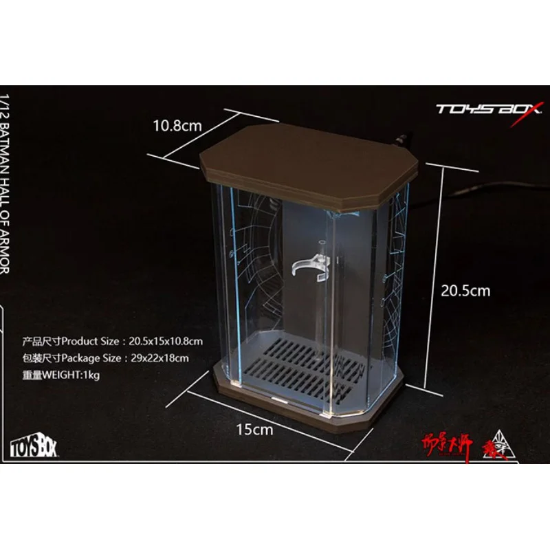 In Magazzino 100% Originale Toys-Box Batman Arkham Knight Comicave 1/12 Mobile Doll Model Display Box