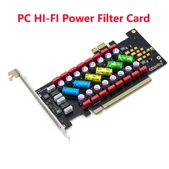 Scheda filtro di potenza hifi per pc elfedeltà pci/pci-e filtro di alimentazione per computer audio hi fi hi fi