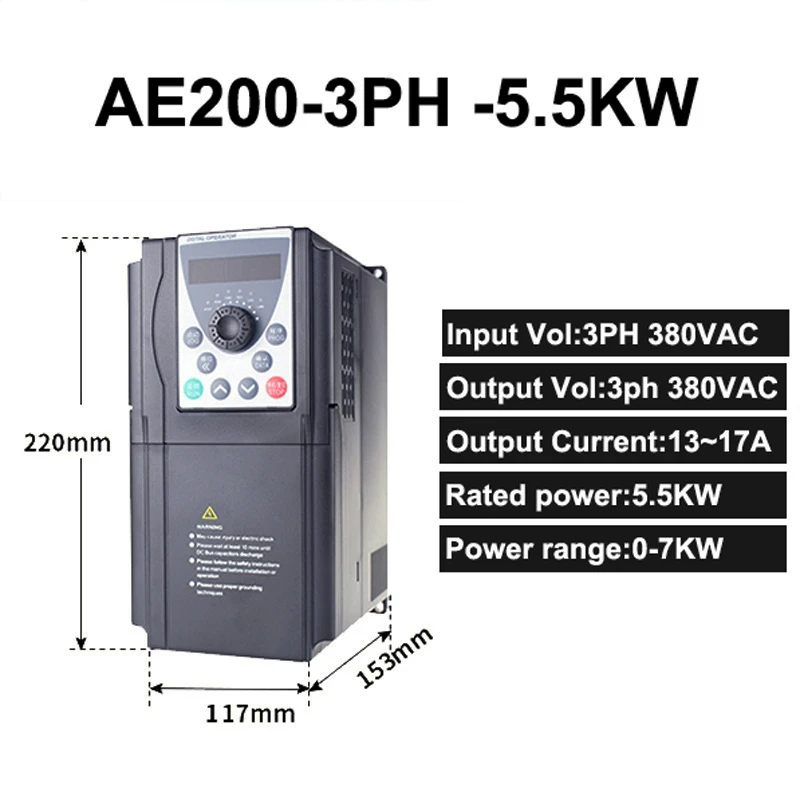 3PH 380V 5.5KW