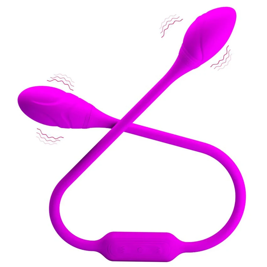 Vibrating Sex toys For Two Bullet Vibrators Double Penetration Silent Women Clitoris Powerful Long Anal Plug Soft Masturbator 18