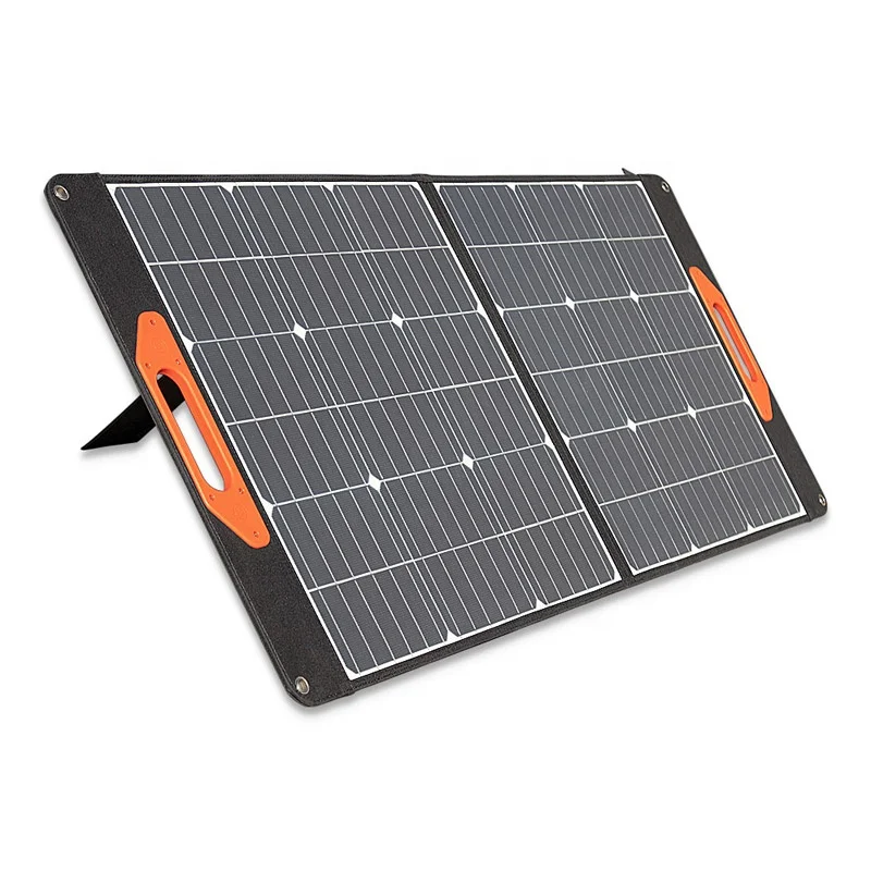 Portable Solar Generator 100W Portable Foldable ETFE Solar Panel Charger for Summer Camping Van RV flexible etfe solar panel 16v 100w or pet monocrystalline placa solar cell paneles solares for 12v battery camping charger