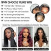 13x6 Body Wave Lace Front Wigs Human Hair Pre Plucked 180 Density HD Transparent Lace Frontal Wigs Human Hair for Black Women 4