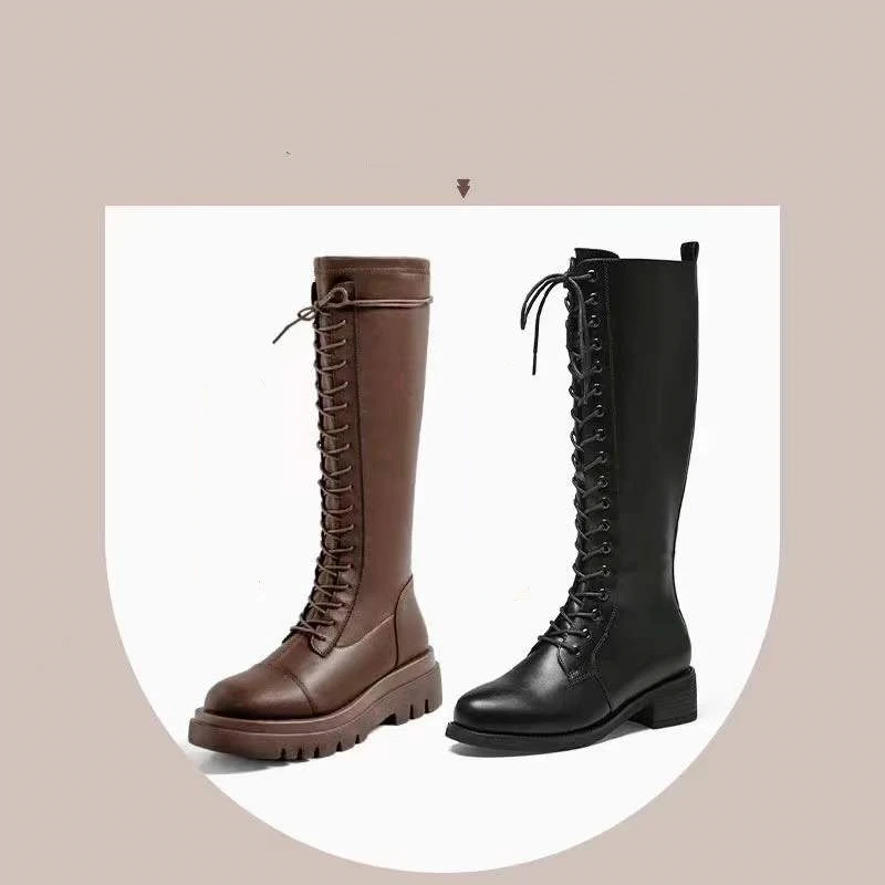Bottes Longues équitation Dublin - Cuir Noir - Taille UK 7 - Femme