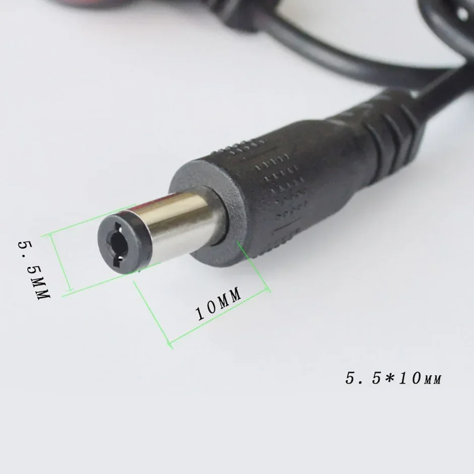 Cigarette Lighter DVR USB Car  Charging Cable Dash Cam Car Charger Cable Power DC 5.5MM Cord Supply for Vehicle DVR Camera 6