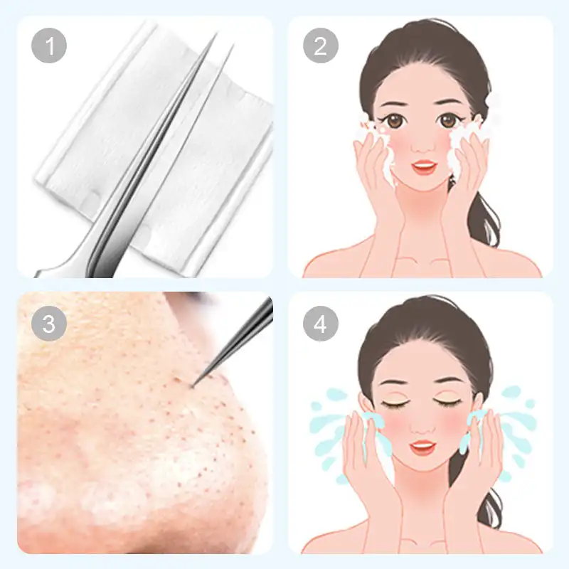 Makeup Tool Set Acne Needle Makeup Tool Blackhead Remover Kit Stainless Steel Blackhead Remover Tool Kit 7-Piece Set Acne Needle Clip Blackhead Tweezer Beauty Tools