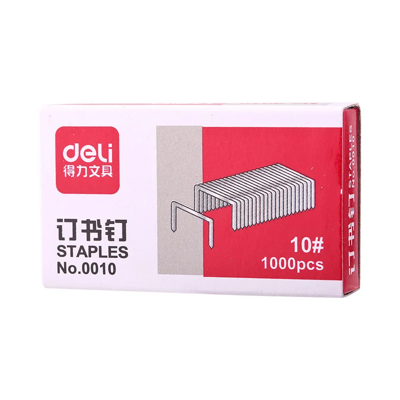 1 Pack / 1000 Pieces of Staples No. 10 Small Staples Office Durable and Strong Minimally Invasive Suture Easy To Carry stapler pin