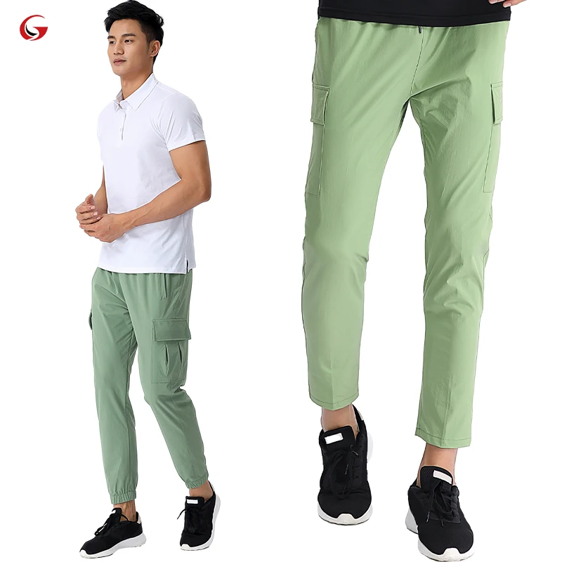 Men Workout Fitness Sports Pants Outdoor Running Men's Plus Size Sports Pants Gym Athletic Fitness Running Pant LP0169