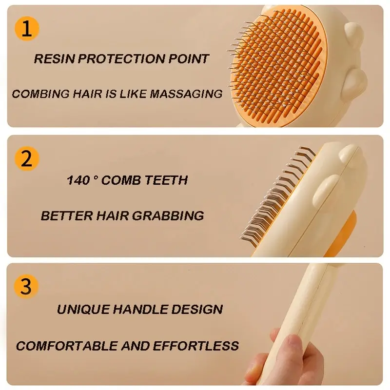 Magic Massage Pet Grooming Comb - Premium Brush