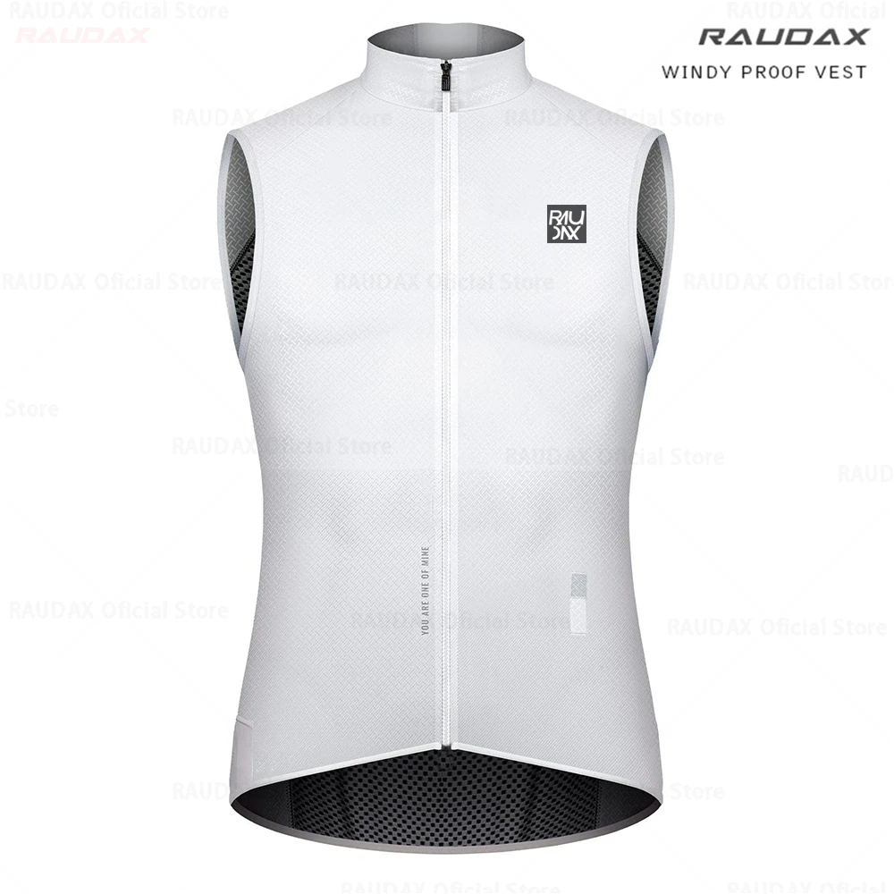 Raudax New Men Cycling Vest Wind Men 2024 Sleeveless Bicycle Gilet Lightweight Outdoor Windproof MTB Sports Wind Reflective Vest 4