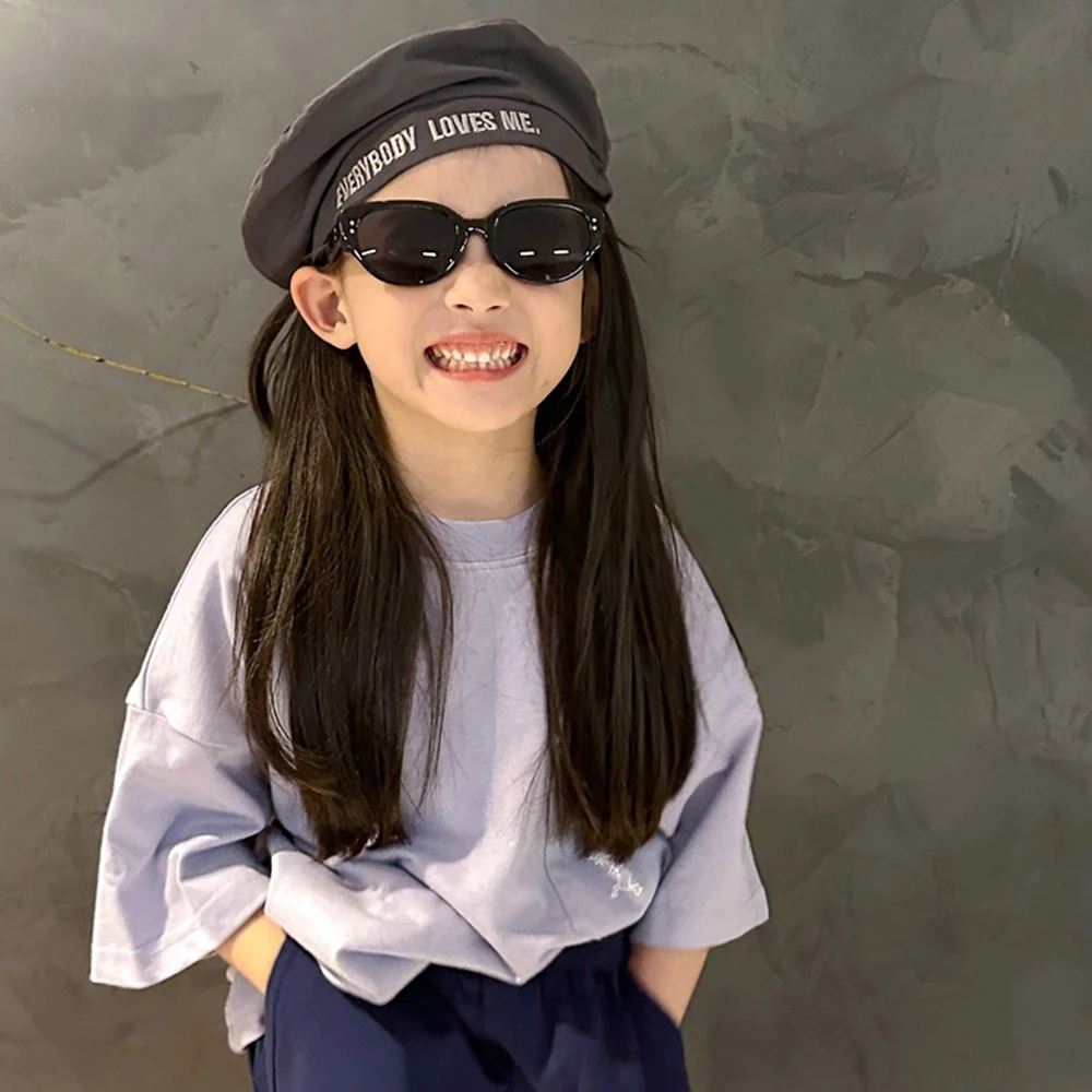 Retro sunblock sunglasses kids anti-UV polarizing glasses