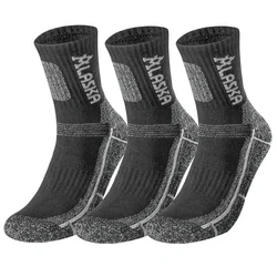 Men's Winter Thermal Sports Socks - 3 Pairs - One Size (3 x Grey)
