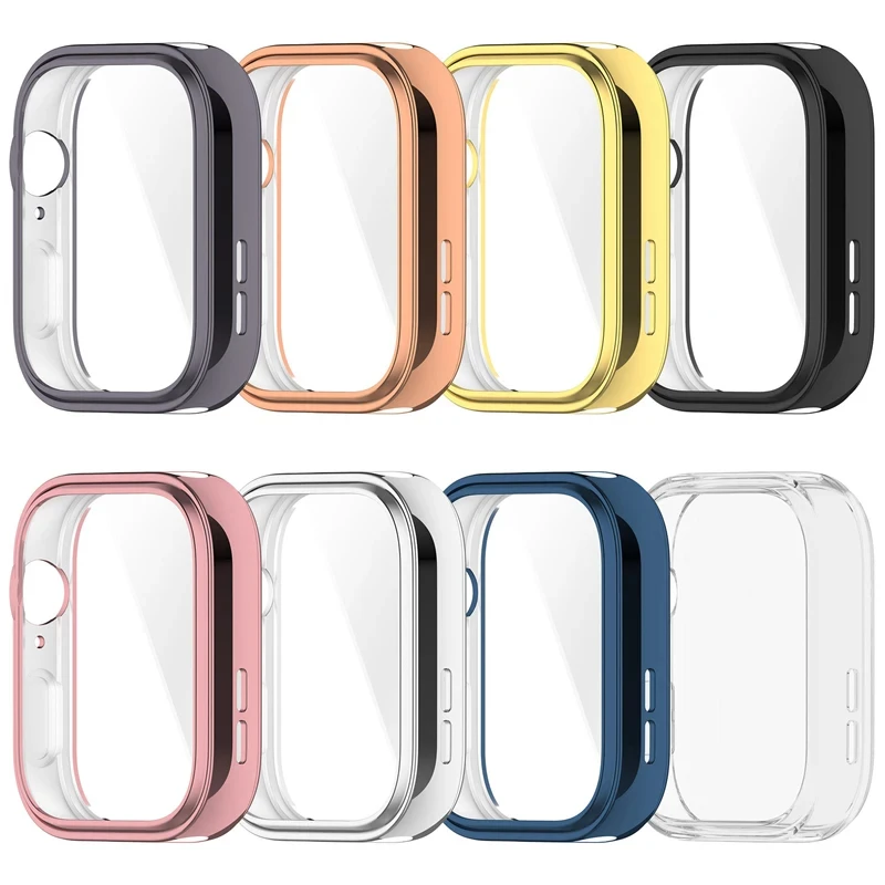 Full Cover TPU Screen Protector Case for SmartWatch - Protective Frame Bumper Shell Accessories