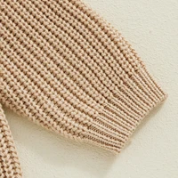 Baby Girls Boys Jumpers Autumn Winter Knit Sweater Clothes Long Sleeve Letter Embroidery Toddler Infant Pullover Tops Knitwear - Image 5
