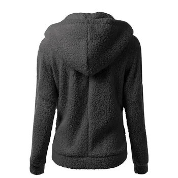 Women's Autumn Loose Warm Casual Cashmere Coat Winter Running Jacket Outdoor Cashmere Sports Coat Gym Clothing Top 2023 2