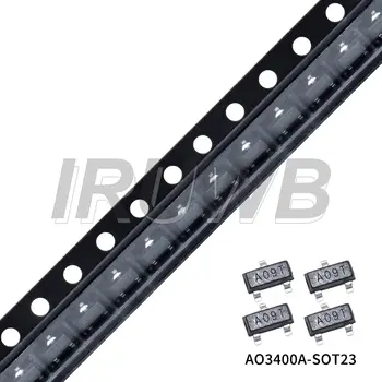 100 pcs SOT-23 SMD Field Effect Transistor AO3400 AO3400A 3400 A09T N-Channel MOS-FET New original