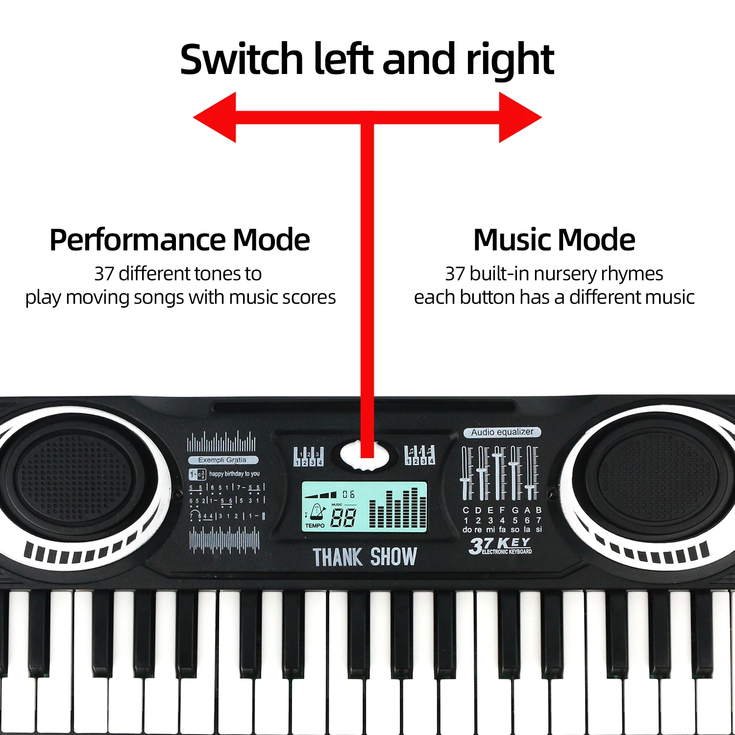 37 key electronic piano early education puzzle music enlightenment toy for beginners in children 3