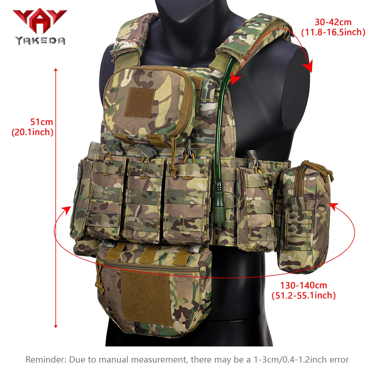 Camouflage Multifunctional Training Vest for Outdoor Hunting