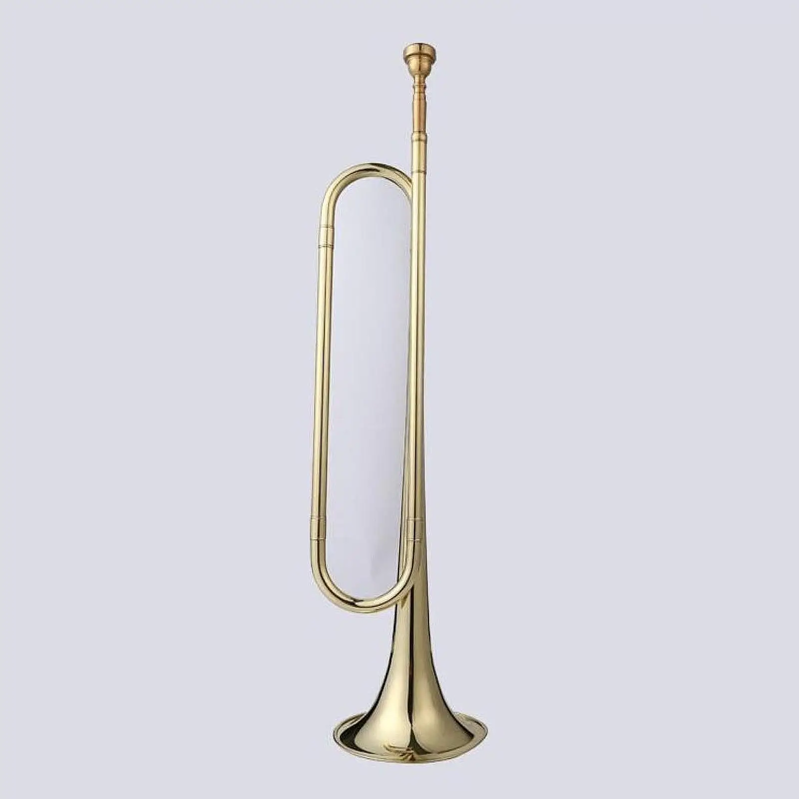 B Flat Bugle Brass Bugle Scout Classic Professional Trumpet Marching for Orchestra Band Stage Performance Adults