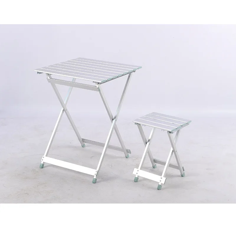 Aluminum Folding Chair Retractable Portable Dual-purpose Folding Cross Stool