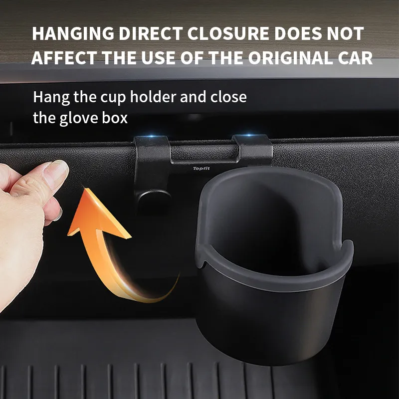 

for Tesla Model Y 2022 2023 Glove Box Cup Holder Glove Box Hook Cell Phone Holder Metal Hook Car Accessories