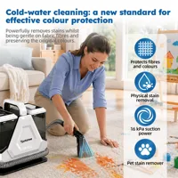 Nettoyeur de tapis 750W 16KPa, détachant multi-usages pour le nettoyage des sols, des tissus et des revêtements. 3