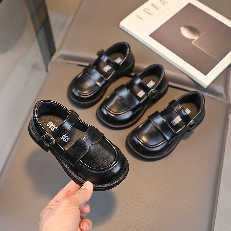 Girls Soft Sole Classic School Shoes