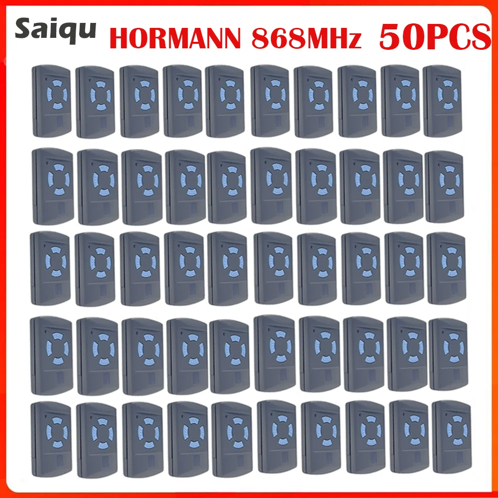 

HORMANN Blue Button Garage Door Remote Control 50PCS 868.3MHZ BS HS1 HS4 HS5 HSS4 HSE1 HSP4 HSD2 Gate Door Opener