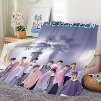 K-pop S-SEVENTEEN skicomfort warm Soft Baby blanket suitable Home Kids Lunch Blanket Suitable for Home Office Daily Use Cover 1