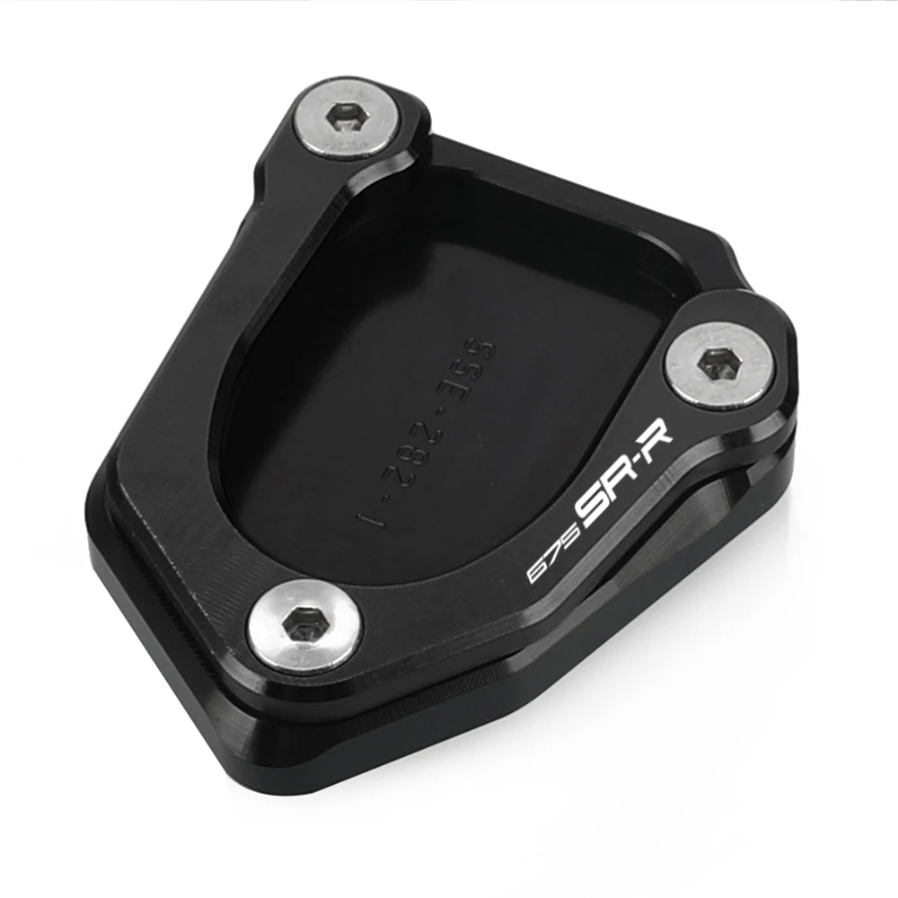 Motorcycle Kickstand Enlarger Pad For CFMOTO 675SR-R, 675SS, 675NK – Anti-Slip, Aluminum, Easy Install