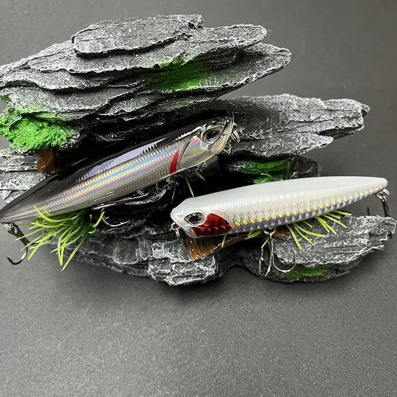 Topwater Pencil Fishing Lures Floating Walk the Dog Plastic Swimbait Wobbler Artificial Hard Bait Fishing Equipment 100mm 13.5g