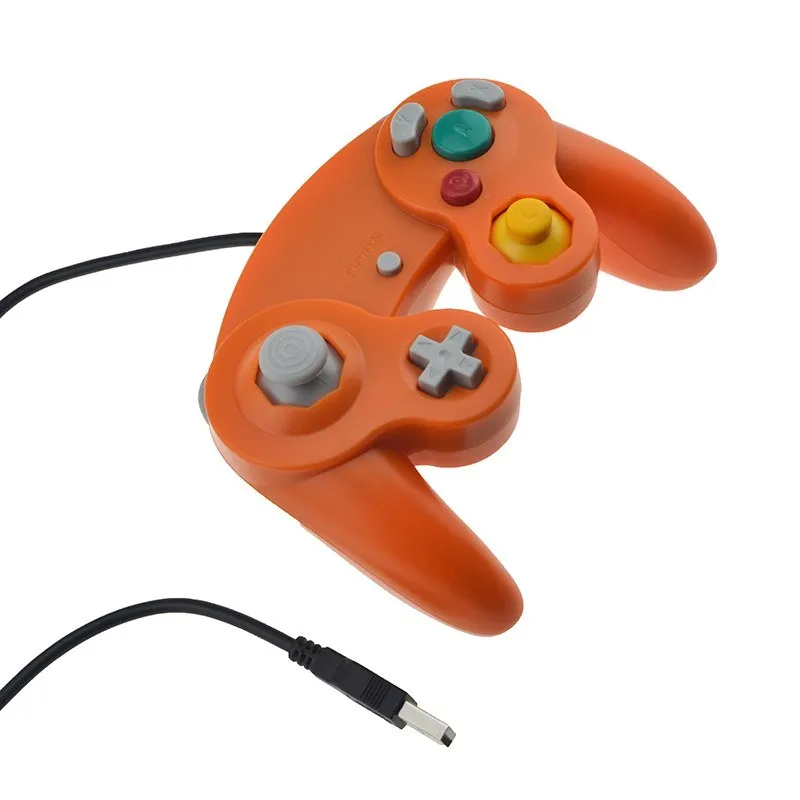 For Gamecube Controller USB Wired Handheld Joystick Compatible Nintend For NGC GC Controle For MAC Computer PC Gamepad