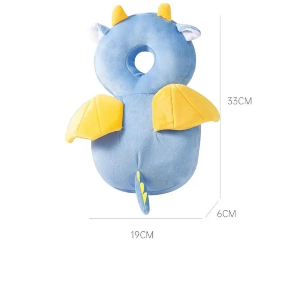 Toddler Baby Head Protector Safety Pad Plush Mesh Cushion Back Prevent Fall Injured Breathable Cartoon Security Pillows 1-3T
