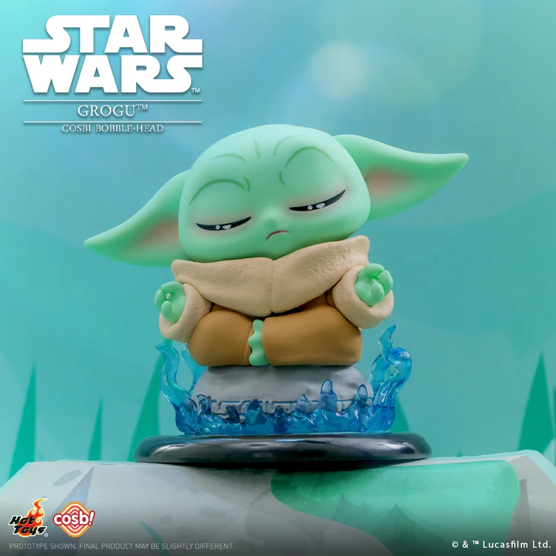 Hot Toys Star Wars Yoda Grogu Cosbi Bobble-Head Collection