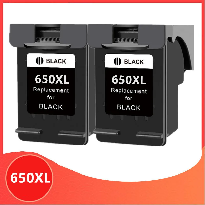 

Compatible 650XL Ink Cartridge Replacement for HP 650 XL for HP650 Deskjet 1015 1515 2515 2545 2645 3515 3545 4515 4645 Printer