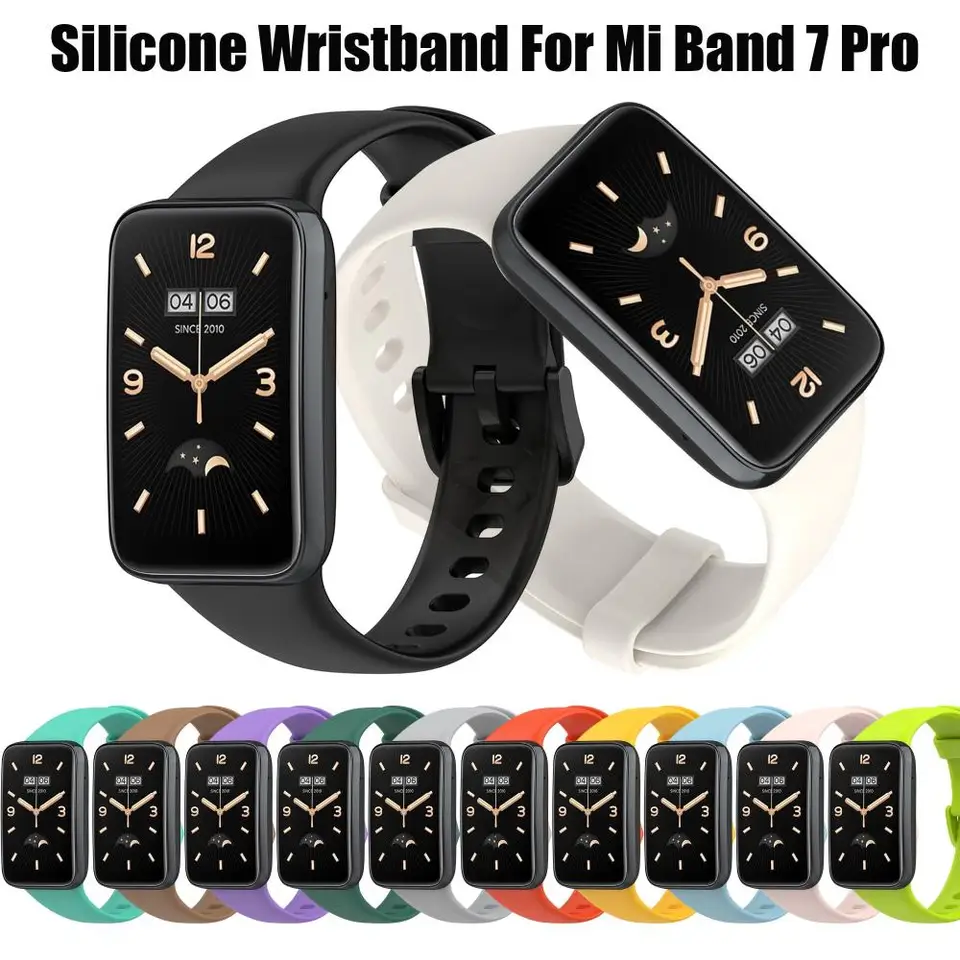 kwmobile Cinturino TPU Silicone con Fibbia Compatibile con Xiaomi Mi Band 4 / Mi Band 3 Cinturino - Cinturini 14-22 cm nero