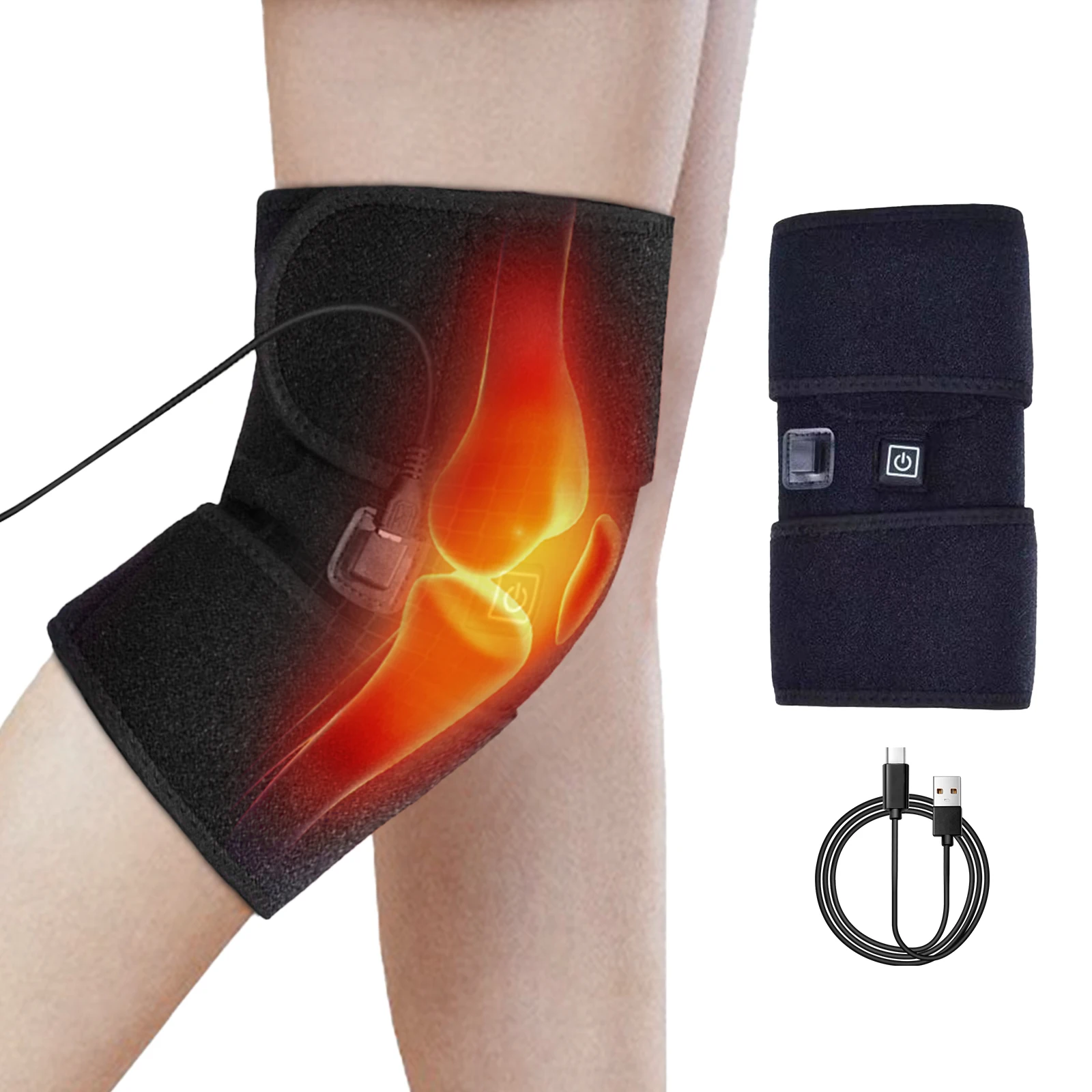 Arthritis Heating Knee Pads Knee Brace Compress Therapy