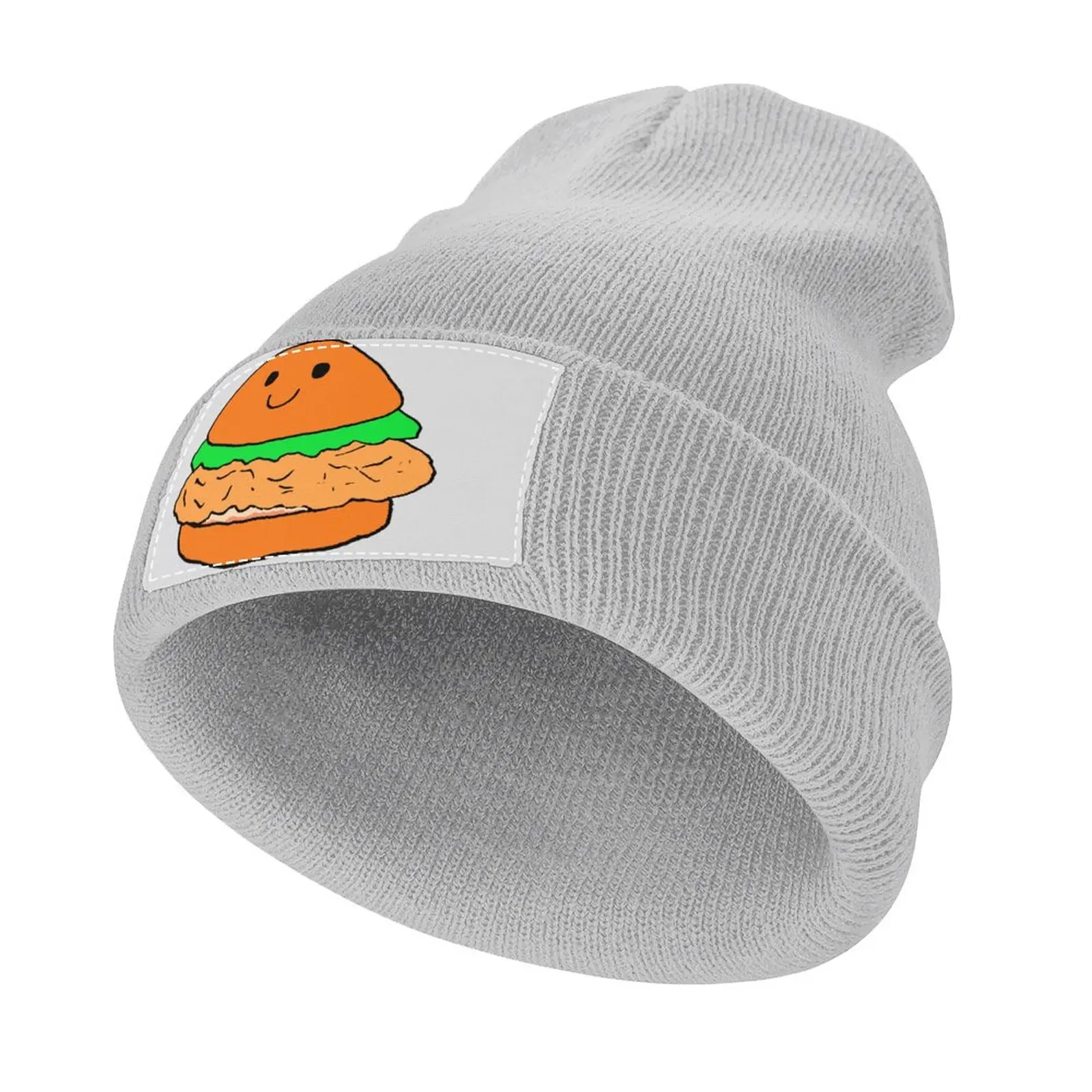 

Fried Chicken Sandwich Knitted Hat Male Uv Protection Solar Hat Anime Beach Outing Baseball Cap For Men Women's
