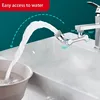 1080° Rotatable Extension Faucet Sprayer Head 2 Spray Modes Universal Bathroom Tap Extend Adapter Aerator 4