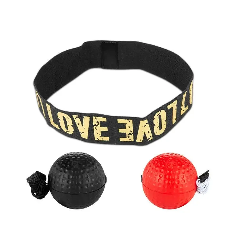Boxing Speed Ball Head-mounted PU Punch ball MMA Sanda Training Hand Eye Reaction Home Sandbag Fitness Boxing Equipment head mounted speed ball,boxing punching bag,boxing speed ball,boxing reaction ball