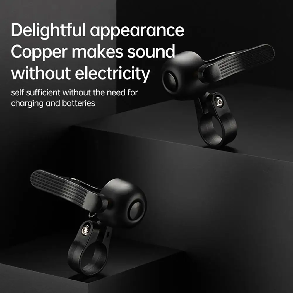 Bicycle Bell Bicycle Bell Left Right-Handed Users Clear Long Sound Bike Ring For 22.2 Mm Handlebars Diameter
