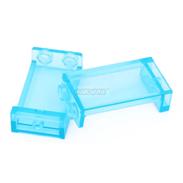Marumine 1x2x3 Panel Glass Wall Window 20PCS Classic MOC Brick Parts City House Building Block Kit Accessories 74968 87544 2362 3