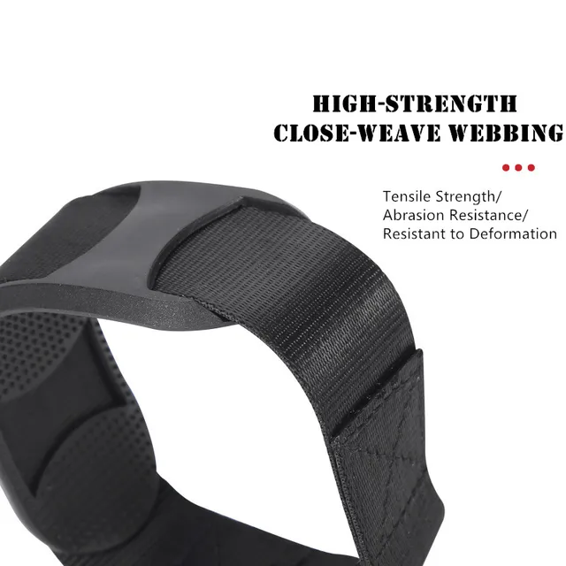 2pcs 12In Multifunctional Anti-Slip Safety Straps Fitness Ring Horizontal Bar Double-Layer Belts Sandbag Swing Connection Belts 5