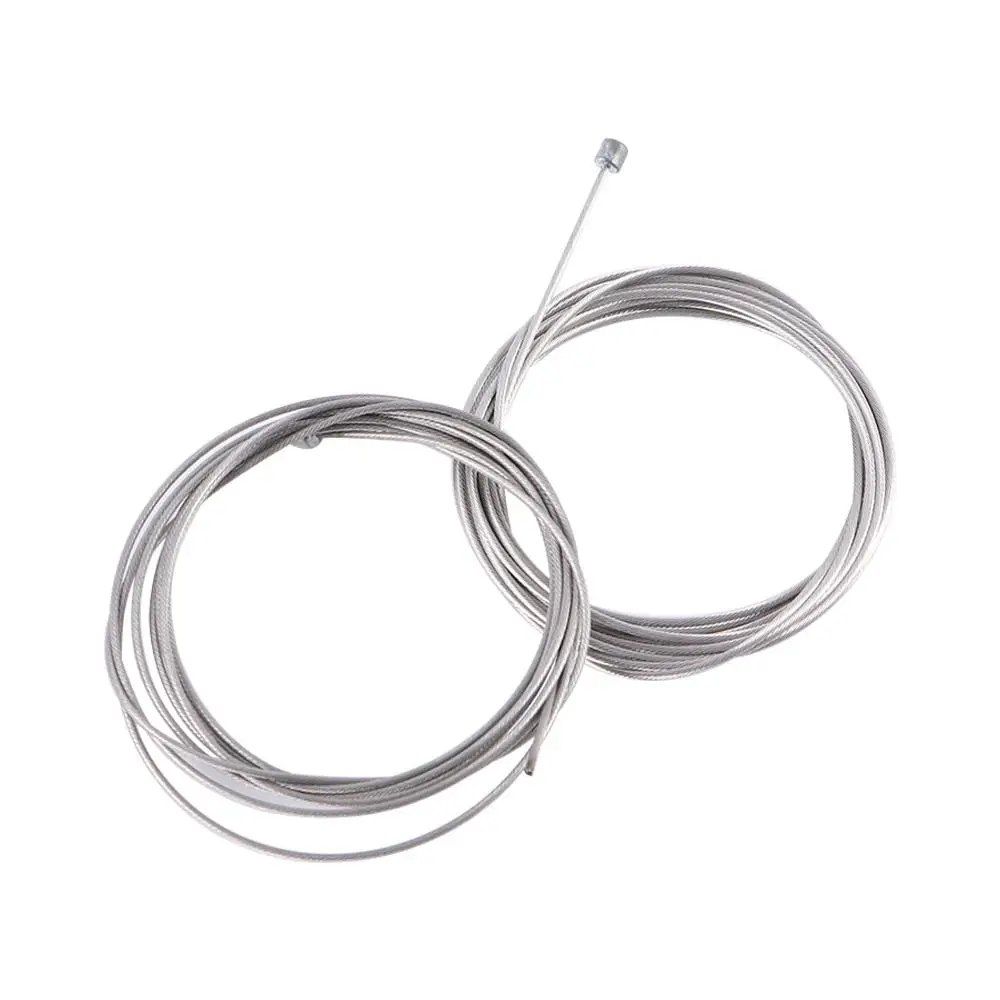 

Переключатель передач из нержавеющей стали, передний задний переключатель передач/тормозной трос, переключатель скорости, велосипедный трос переключения передач