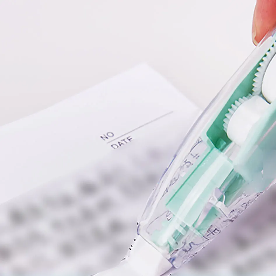 1pc Retractable Pen Refillable Correction Tape For Instant Correction Office Administration Supplies