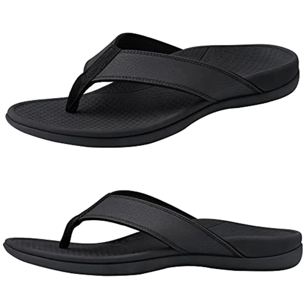 Men Orthopaedic Sandals with Arch Support Supportive Beach Slippers Comfortable Walking Slippers Non Slip for Outdoor Beach