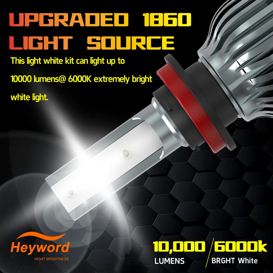 Heyword 150000lm 450W 1860 CSPチップ 3000k/4300k/6000k/8000k 車用