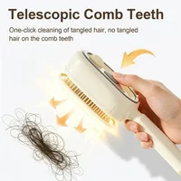 Nouvelle brosse à cheveux électrique humide avec pulvérisation d'eau, lisseur vapeur rechargeable, charge USB-C pour cheveux longs et courts 5