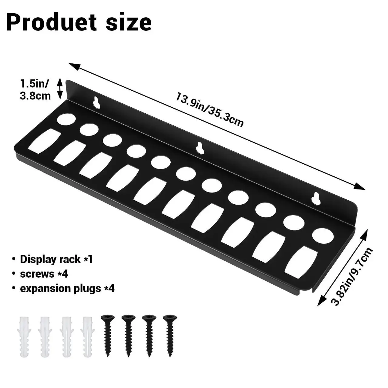 Wall Mount Tool Organizer Rack Screwdriver Wrench Holder Rail Storage Hanger for Garage Workshop Hand Tools